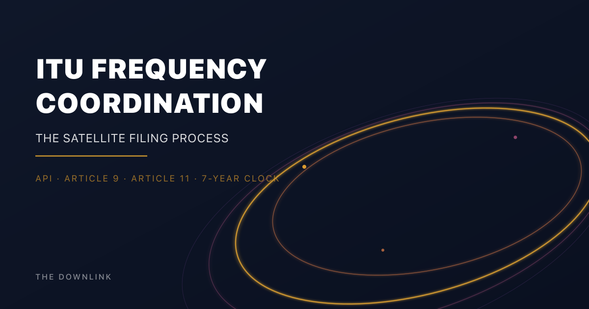 ITU Frequency Coordination and the Satellite Filing Process by Viventine